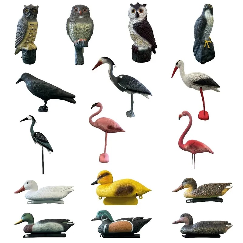 Sonderaktion Deko Vögel - Aussen Dekoration für den Teich - viele Motive Eule klein 1