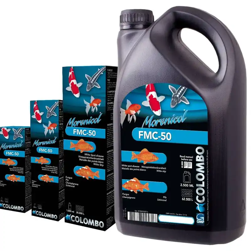 Ausverkauf FMC-50 - Wirksam gegen Pilze und Weißpünktchenkrankheit FMC-50 250ml für 6.250L