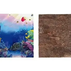 Super-Preis Hochwertige Aquarium Rückwände Kalkalgenfarben (Meerwasser)