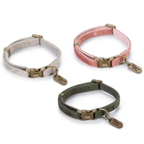 Karlie Designed by Lotte Katzenhalsband Velura grün Begrenztes Angebot