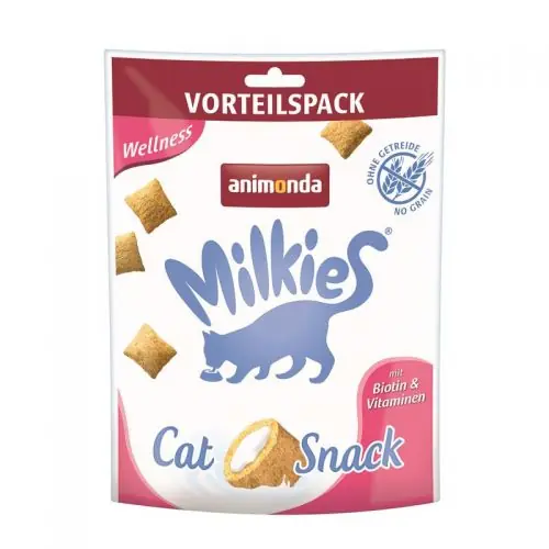 Animonda Snack Milkie Knusperkissen Wellness 120g Angebot