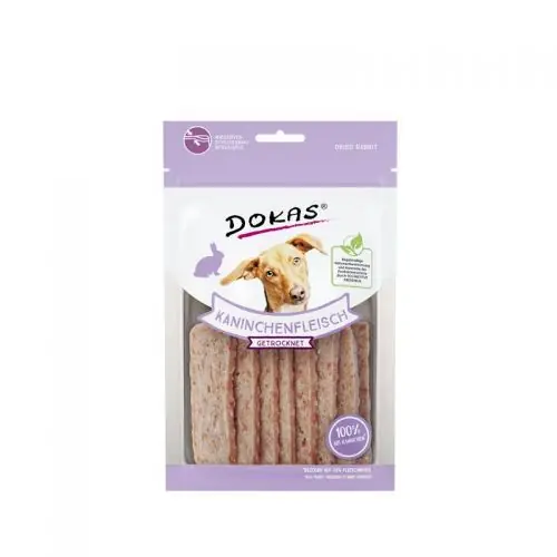 Meistverkauft Dokas Dog Snack Kaninchenfleisch getrocknet 70 g