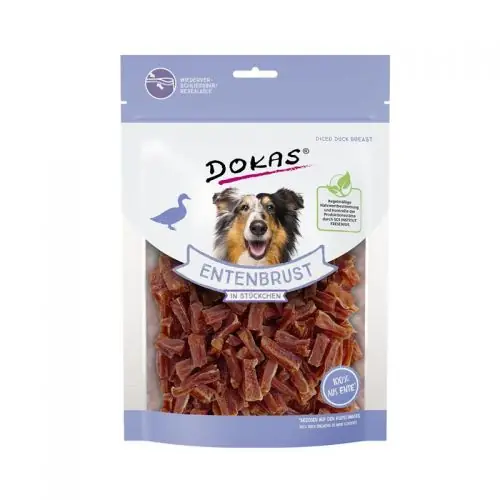 Dokas Dog Snack Entenbrust in Stückchen 200 g Preisknaller