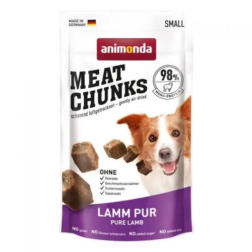 Animonda Snack Meat Chunks Lamm pur 60g Top-Seller