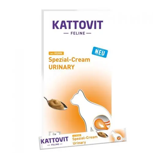 Kattovit Urinary Spezial-Cream mit Huhn 6x15g Abverkauf