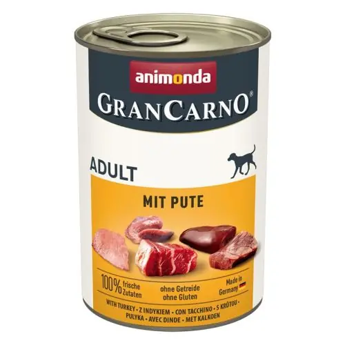 Geprüft Animonda GranCarno Adult mit Pute 400g