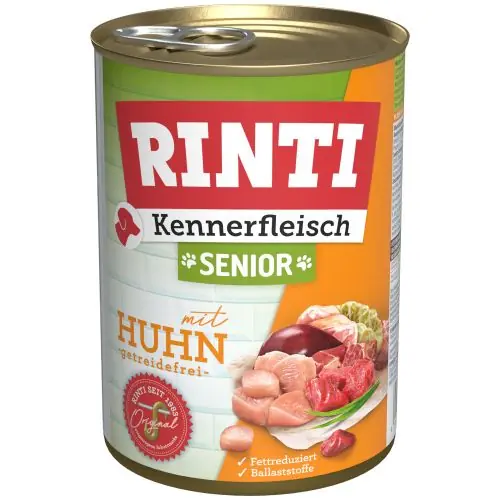 Letzte Chance Rinti Kennerfleisch Senior Huhn 400g
