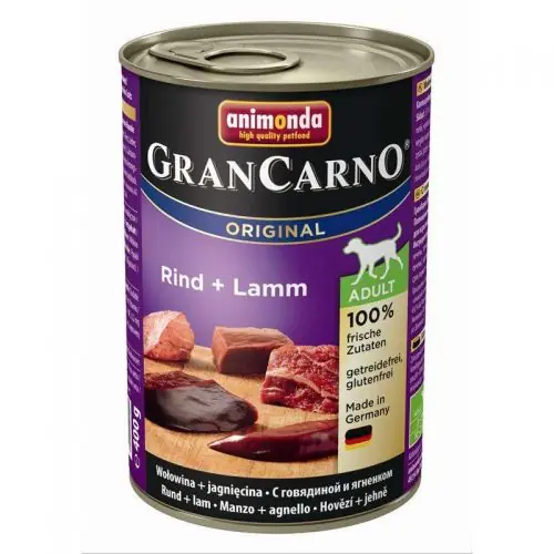 Günstig Animonda Dog Dose GranCarno Adult Rind & Lamm 400g