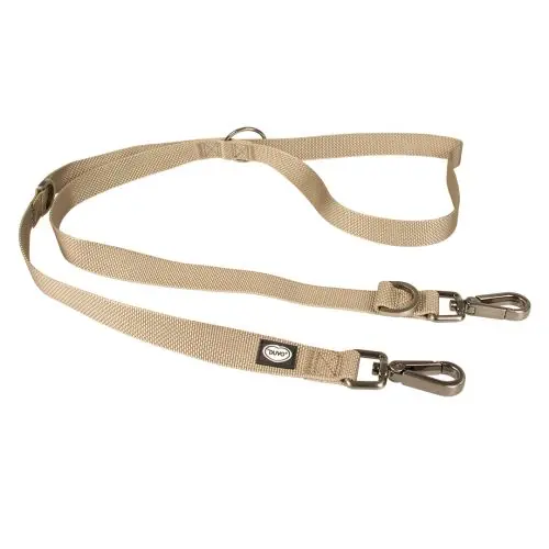 Ausverkauf Duvoplus Explor North Duo Leine 200cm/25mm - Taupe