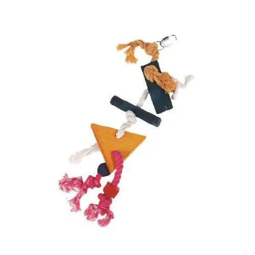 Karlie Flamingo Vogelspielzeug Holz mit Seil Top-Seller