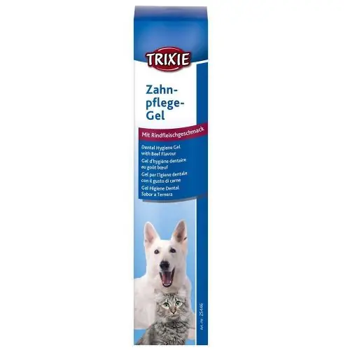 Trixie Zahnpflege-Gel mit Rindfleischgeschmack - 100g Schneller Versand