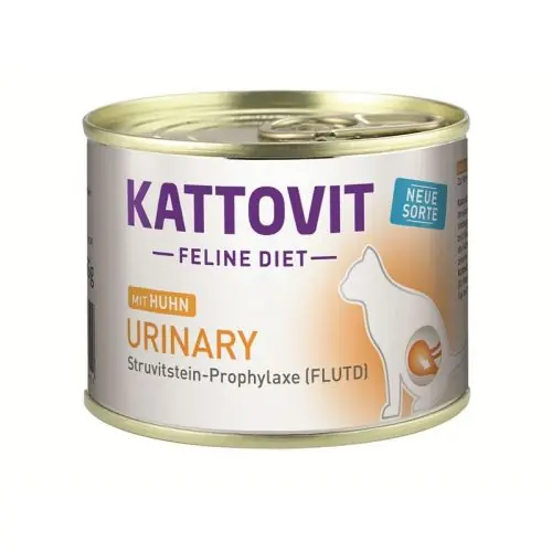 Neu Kattovit Dose Feline Diet Urinary Huhn 185g