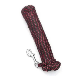 Karlie ASP Suchleine - Schwarz-Rot 8 mm. 5 m Neue Kollektion