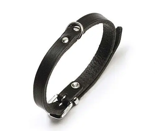 Karlie RONDO Halsband genietet - Schwarz 10 mm. 24 cm Preisreduziert
