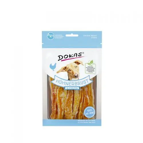 Jetzt Kaufen Dokas Dog Snack Hühnerbrust in Streifen 70 g