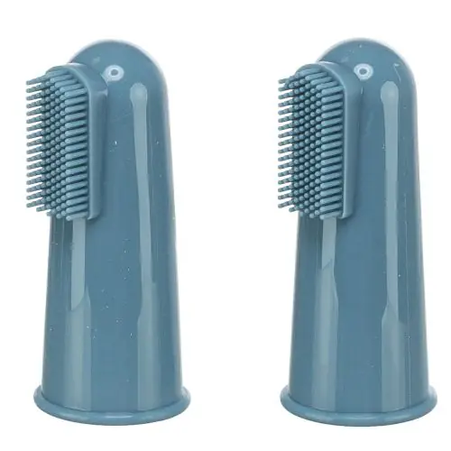 Neuheit Trixie Silikon-Finger-Zahnbürsten-Set