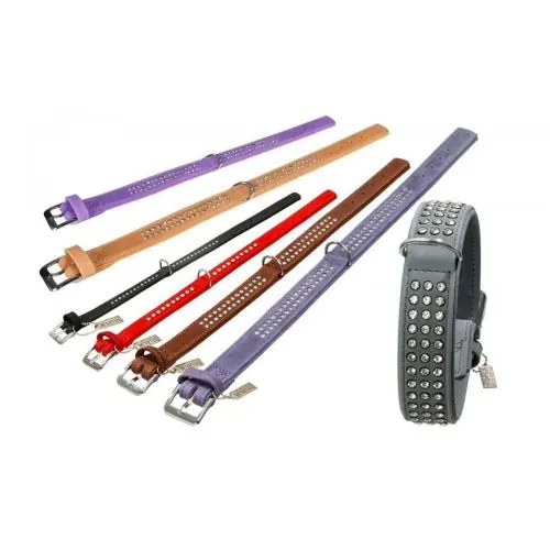Karlie Buffalo Strass-Halsband - Hellbraun 1-reihig. 24cm/10mm Aktuell