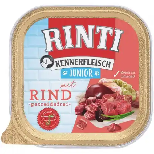 Preis Gesenkt Rinti Schale Kennerfleisch Junior mit Rind 300g