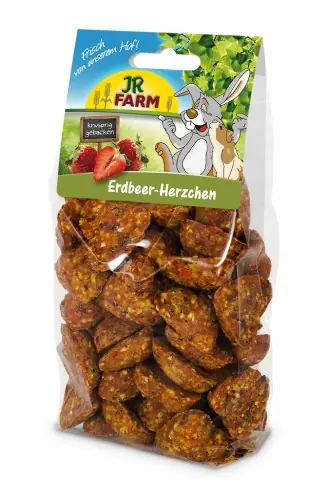 Markenprodukt JR Farm Erdbeer-Herzchen 150g