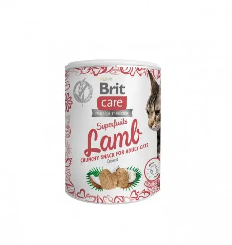 Brit Care Cat Snack Superfruits - Lamb 100g Solange Der Vorrat Reicht
