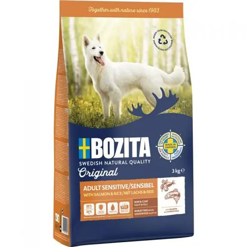 Bozita Original Adult Sensitive Skin & Coat 3 kg Letzte Chance