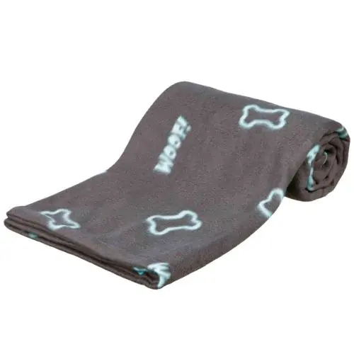 Aktuell Trixie Fleecedecke Barney Knochenmotiv - 150 x 100 cm Taupe