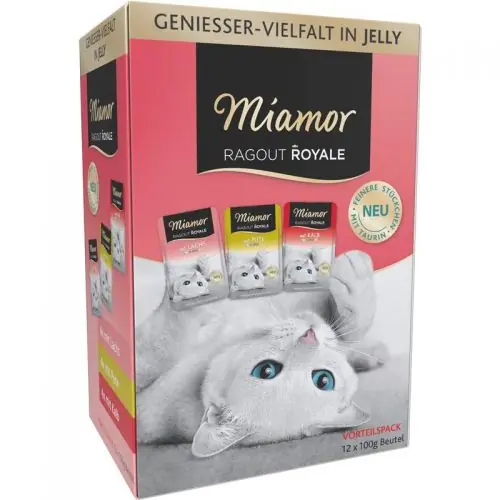 Miamor MP Ragout Royale in Jelly Lachs, Pute, Kalb 12x100g Highlight