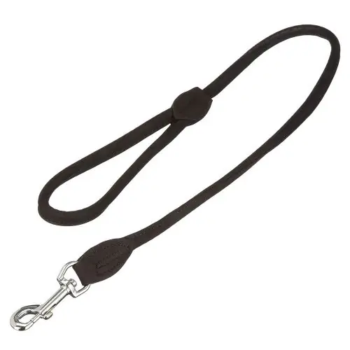 Billig Karlie Buffalo Rund Leine - Schwarz, 100cm, 10mm