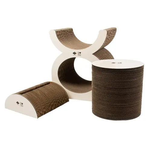 D&D Kratzplayground Faye dreiteilig - braun/beige Online Kaufen
