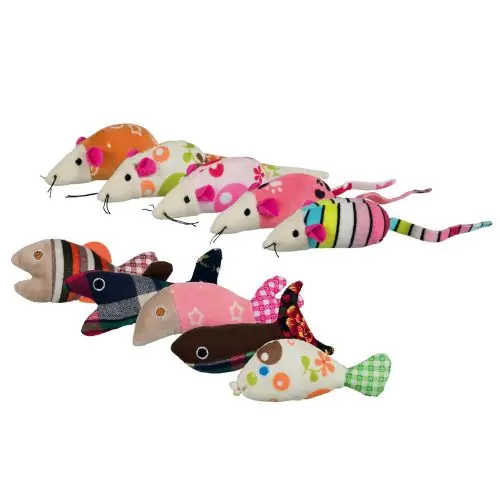 Sichere Zahlung Trixie Katzenspielzeug Maus oder Fisch