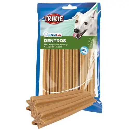 Trixie DENTAfun Dentros mit Geflügel, 7 Stück Abverkauf