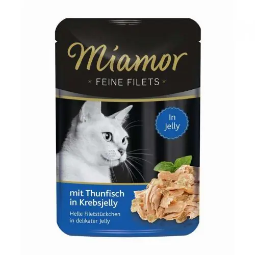 Miamor Feine Filets PB Thunfisch in Krebsjelly 100g Nur Für Kurze Zeit