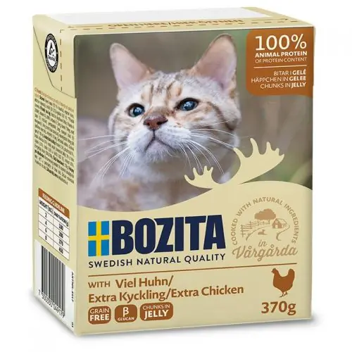 Bozita Cat Tetra Recard Häppchen in Gelee mit viel Huhn 370g Top-Angebot