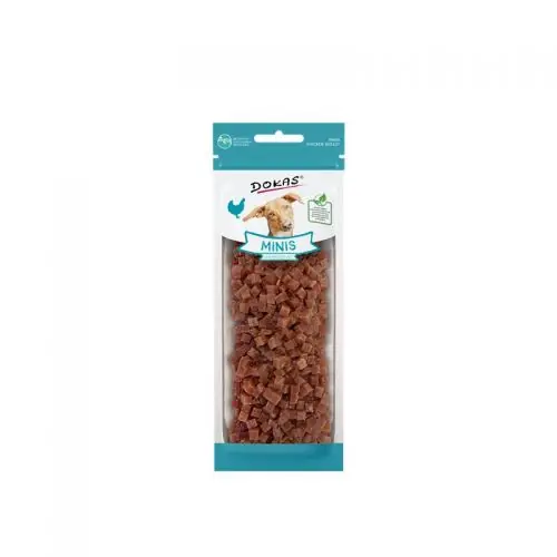 Jetzt Kaufen Dokas Dog Snack Minis Hühnerbrust 70g