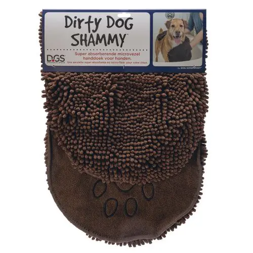 DGS Dirty Dog Shammy Handtuch - Braun Nur Heute