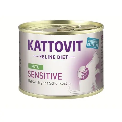Kattovit Dose Feline Diet Sensitive Pute 185g Jetzt Bestellen