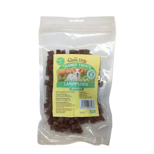 Online Kaufen Classic Dog Trainee Treats Lammfleischwürfel 250 g