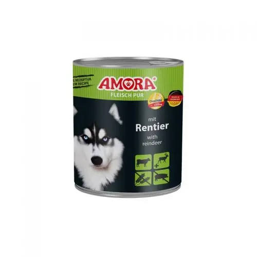 AMORA Dog Fleisch Pur Rentier 800g Angebot