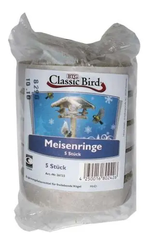 Nur Heute Classic Bird Meisenringe 5 Stück