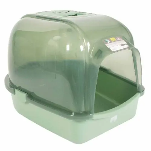 Markenware EBI Katzentoilette Eclipse M - transparent/grün