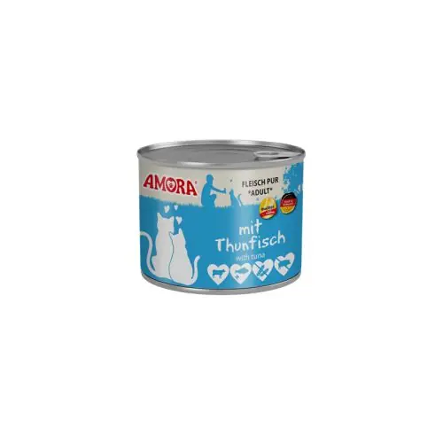 Versand Am Gleichen Tag Amora Cat Dose Fleisch Pur mit Thunfisch 200g