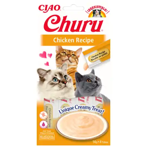 Inaba Churu Cat Püree Huhn 4 x 14g Highlight