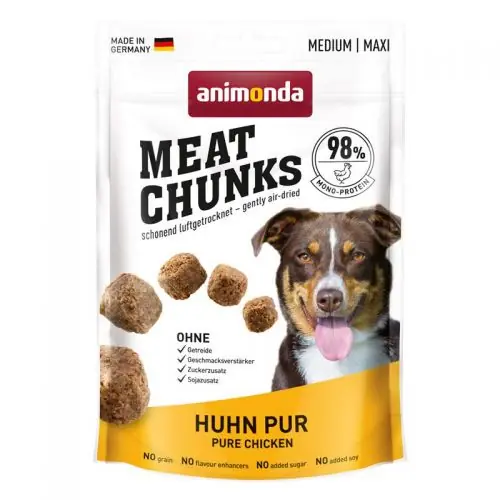 Animonda Snack Meat Chunks Huhn pur 80g Expressversand
