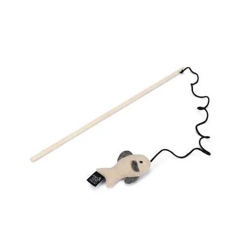 Letzte Chance Beeztees Minus One Katzenangel Zorba - braun-beige