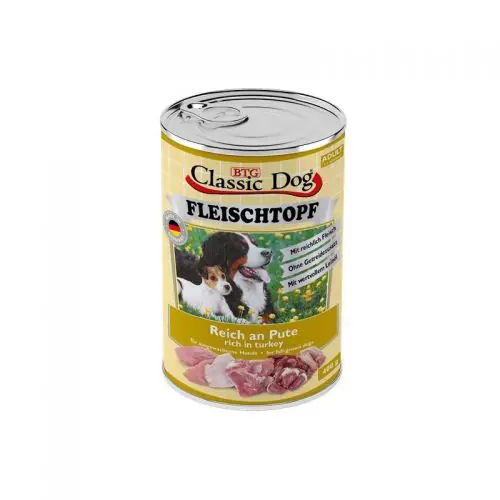 Meistverkauft Classic Dog Fleischtopf Pute 400g