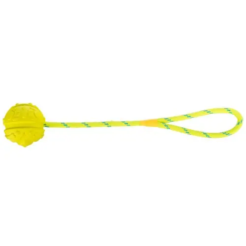 Angebot Trixie Naturgummiball am Band, schwimmend - 7 cm