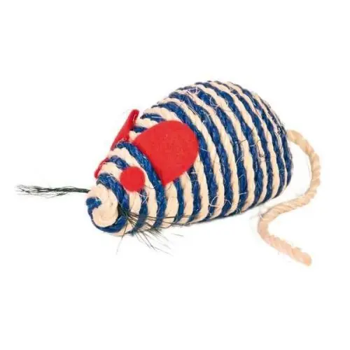 Trixie Sisal-Maus mit Catnip - 10 cm Sichere Zahlung