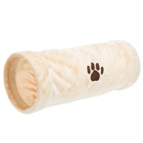 Wochenendangebot Trixie Crunch Plüschtunnel, 60 cm - Beige