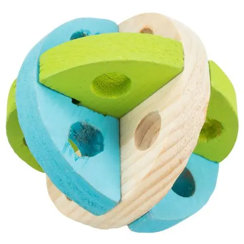 Trixie Spiel- und Snackball aus Holz - 7,5 cm Sonderaktion