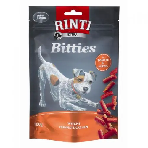 Beliebt Rinti Extra Snack Bitties 100g Ente & Ananas
